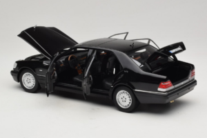 Mercedes S-Class W140 S600 Obsidian Black Metallic Norev 1:18 183045 Μέταλλο - εικόνα 5 από 8