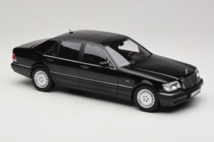 Mercedes S-Class W140 S600 Obsidian Black Metallic Norev 1:18 183045 Μέταλλο - εικόνα 6 από 8