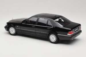 Mercedes S-Class W140 S600 Obsidian Black Metallic Norev 1:18 183045 Μέταλλο - εικόνα 7 από 8