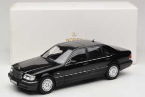Mercedes S-Class W140 S600 Obsidian Black Metallic Norev 1:18 183045 Μέταλλο - εικόνα 8 από 8
