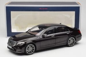 Mercedes S-Class W222 AMG Line Ruby Μαύρο Metallic Norev 1:18 183483 Μέταλλο - εικόνα 8 από 8