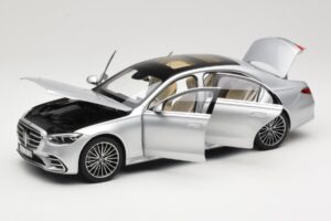 Mercedes S-Class W223 AMG Line Brilliant Silver Norev 1:18 183805 Μέταλλο - εικόνα 2 από 8