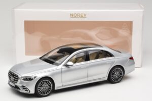 Mercedes S-Class W223 AMG Line Brilliant Silver Norev 1:18 183805 Μέταλλο - εικόνα 8 από 8