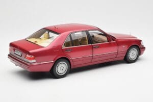 Mercedes S500 W140 Κόκκινο Metallic Norev 1:18 183579 Μέταλλο - εικόνα 3 από 8