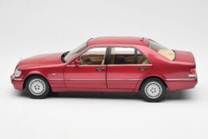 Mercedes S500 W140 Κόκκινο Metallic Norev 1:18 183579 Μέταλλο - εικόνα 4 από 8
