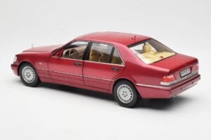 Mercedes S500 W140 Κόκκινο Metallic Norev 1:18 183579 Μέταλλο - εικόνα 7 από 8
