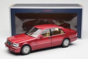 Mercedes S500 W140 Κόκκινο Metallic Norev 1:18 183579 Μέταλλο - εικόνα 8 από 8