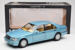 Mercedes S500 W140 Τιρκουάζ Μεταλλικό Norev 1:18 183561 Μέταλλο - εικόνα 8 από 8