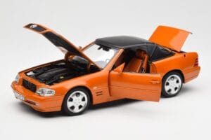 Mercedes SL 500 R129 Πορτοκαλί Metallic Norev 1:18 183752 Μέταλλο - εικόνα 2 από 8