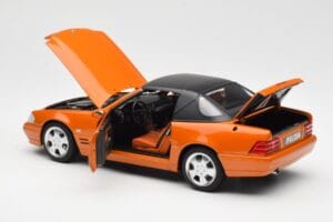 Mercedes SL 500 R129 Πορτοκαλί Metallic Norev 1:18 183752 Μέταλλο - εικόνα 5 από 8
