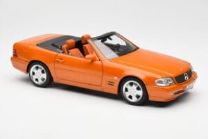 Mercedes SL 500 R129 Πορτοκαλί Metallic Norev 1:18 183752 Μέταλλο - εικόνα 6 από 8
