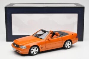 Mercedes SL 500 R129 Πορτοκαλί Metallic Norev 1:18 183752 Μέταλλο - εικόνα 8 από 8