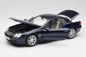 Mercedes SL 500 R230 Μπλε Maisto 1:18 B66962126 Μέταλλο - εικόνα 2 από 8
