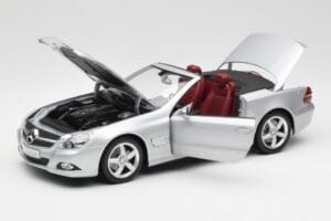 Mercedes SL 500 R230 Καμπριολέ Iridium Ασημί Minichamps 1:18 B66962388 Μέταλλο - εικόνα 2 από 8