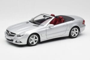 Mercedes SL 500 R230 Καμπριολέ Iridium Ασημί Minichamps 1:18 B66962388 Μέταλλο