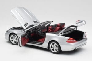Mercedes SL 500 R230 Καμπριολέ Iridium Ασημί Minichamps 1:18 B66962388 Μέταλλο - εικόνα 5 από 8