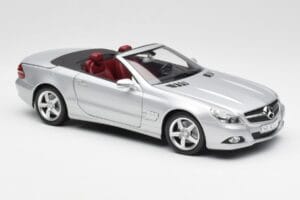 Mercedes SL 500 R230 Καμπριολέ Iridium Ασημί Minichamps 1:18 B66962388 Μέταλλο - εικόνα 6 από 8