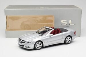 Mercedes SL 500 R230 Καμπριολέ Iridium Ασημί Minichamps 1:18 B66962388 Μέταλλο - εικόνα 8 από 8