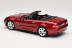 Mercedes SL 500 R230 Red Metallic Περιορισμένη Έκδοση Norev 1:18 183841 Μέταλλο - εικόνα 7 από 8