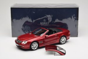 Mercedes SL 500 R230 Red Metallic Περιορισμένη Έκδοση Norev 1:18 183841 Μέταλλο - εικόνα 8 από 8