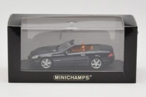 Mercedes SL R230 Μαύρο Minichamps 1:43 B66961922 Μέταλλο - εικόνα 4 από 4