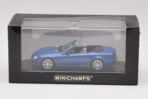 Mercedes SL R230 Tanzanite Μπλε Minichamps 1:43 B66962250 Μέταλλο - εικόνα 4 από 4