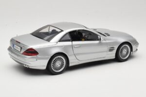 Mercedes SL55 AMG R230 Ασημί Maisto 1:18 36894 Μέταλλο - εικόνα 3 από 8