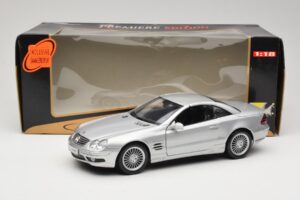 Mercedes SL55 AMG R230 Ασημί Maisto 1:18 36894 Μέταλλο - εικόνα 8 από 8