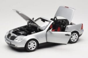 Mercedes SLK R170 Brilliant Silver Norev 1:18 183020 Μέταλλο - εικόνα 2 από 9