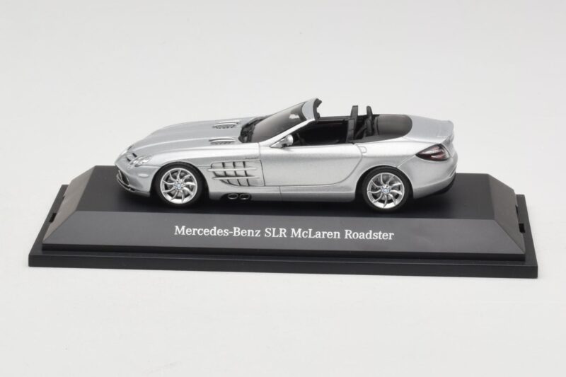 Mercedes SLR McLaren Roadster Crystal Laurit Silver Minichamps 1:43 B66961005 Μέταλλο
