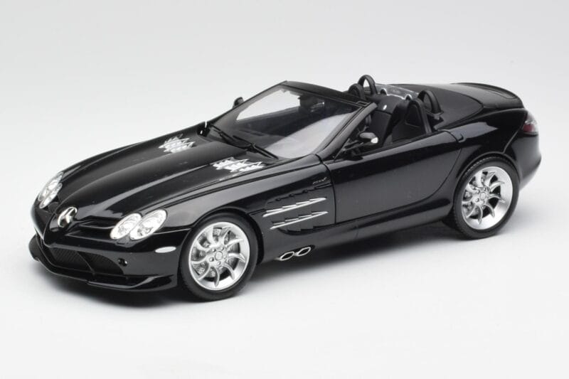 Mercedes SLR McLaren Roadster R199 Crystal Galaxit Μαύρο Minichamps 1:18 B66961004 Μέταλλο