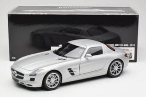 Mercedes SLS AMG C197 Iridium Ασημί Minichamps 1:18 100039026 Μέταλλο - εικόνα 8 από 8