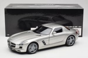 Mercedes SLS AMG C197 Matt Ασημί Minichamps 1:18 100039029 Μέταλλο - εικόνα 8 από 8