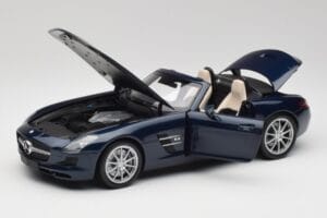 Mercedes SLS AMG R197 Roadster South Seas Μπλε Minichamps 1:18 100039031 Μέταλλο - εικόνα 2 από 8