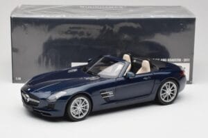 Mercedes SLS AMG R197 Roadster South Seas Μπλε Minichamps 1:18 100039031 Μέταλλο - εικόνα 8 από 8