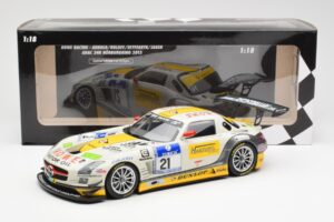 Mercedes SLS AMG GT3 #21 Rowe Racing Arnold / Roloff / Seyffarth / Jäger ADAC 24 Hours Nürburgring 2013 Minichamps 1:18 15113 - εικόνα 6 από 6