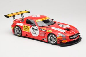 Mercedes SLS AMG GT3 #35 T. Heyer / T. Jager 24 Hours of Spa 2011 Minichamps 1:18 B66960196 Μέταλλο - εικόνα 4 από 6