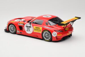 Mercedes SLS AMG GT3 #35 T. Heyer / T. Jager 24 Hours of Spa 2011 Minichamps 1:18 B66960196 Μέταλλο - εικόνα 5 από 6