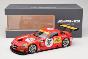 Mercedes SLS AMG GT3 #35 T. Heyer / T. Jager 24 Hours of Spa 2011 Minichamps 1:18 B66960196 Μέταλλο - εικόνα 6 από 6
