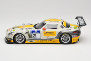Mercedes SLS AMG GT3 #21 Rowe Racing M. Hartung / N. Heyer ADAC 24 Hours Nurburgring 2013 Minichamps 1:18 151133121 Μέταλλο - εικόνα 3 από 6