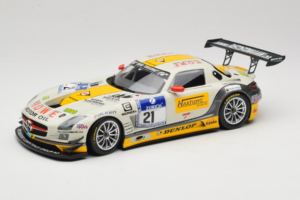 Mercedes SLS AMG GT3 #21 Rowe Racing M. Hartung / N. Heyer ADAC 24 Hours Nurburgring 2013 Minichamps 1:18 151133121 Μέταλλο