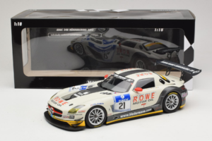 Mercedes SLS AMG GT3 #21 Rowe Racing M. Zehe / M. Hartung ADAC 24h Nurburgring 2012 Minichamps 1:18 151123121 Μέταλλο - εικόνα 6 από 6