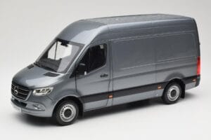 Mercedes Sprinter W907 Βαν Selenite Grey Metallic Norev 1:18 B66004163 Μέταλλο