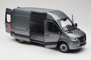 Mercedes Sprinter W907 Βαν Selenite Grey Metallic Norev 1:18 B66004163 Μέταλλο - εικόνα 5 από 8