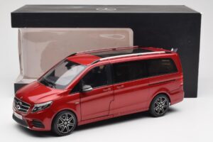 Mercedes V-Class W447 Designo Hyacinth Κόκκινο Μεταλλικό Norev 1:18 B66004166 Μέταλλο - εικόνα 7 από 7