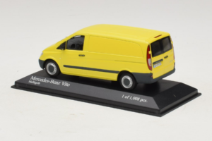Mercedes Vito Kastenwagen Κίτρινο Minichamps 1:43 400032260 Μέταλλο - εικόνα 3 από 4