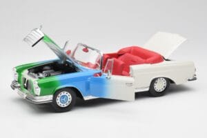 Mercedes 280SE W108 Tricolor Maisto 1:18 56014 Μέταλλο - εικόνα 2 από 8