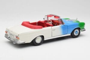 Mercedes 280SE W108 Tricolor Maisto 1:18 56014 Μέταλλο - εικόνα 3 από 8