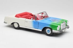 Mercedes 280SE W108 Tricolor Maisto 1:18 56014 Μέταλλο - εικόνα 6 από 8