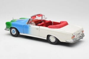 Mercedes 280SE W108 Tricolor Maisto 1:18 56014 Μέταλλο - εικόνα 7 από 8